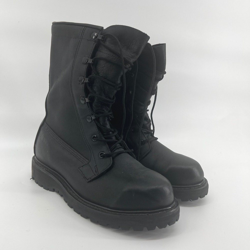 Bates Mens Gore-Tex Black Leather Combat Boots O1-D-319 11460 Vibram Sole 5W